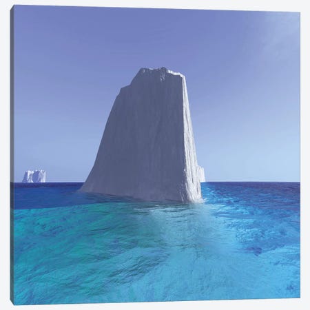 Icebergs Roam The Oceans Of The World Canvas Print #TRK2305} by Corey Ford Canvas Artwork