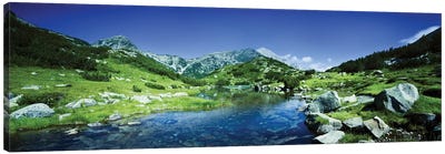 Ribno Banderishko River In Pirin National Park, Bulgaria. Canvas Art Print - Evgeny Kuklev