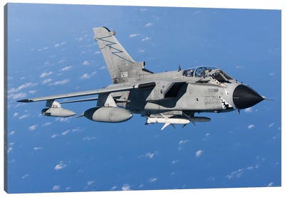 An Italian Air Force Tornado IDS Armed With AGM-88 HARM missiles Canvas Art Print