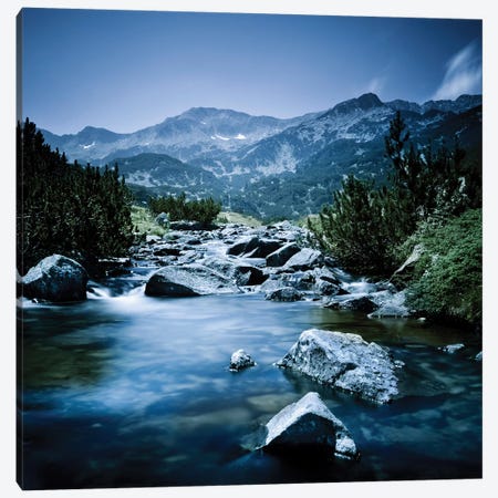 Small River Flowing Through The Mountains Of Pirin National Park, Bulgaria I Canvas Print #TRK2542} by Evgeny Kuklev Canvas Print