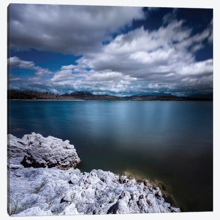 Tranquil Lake And Rocky Shore Against Cloudy Sky, Sardinia, Italy III Canvas Print #TRK2575} by Evgeny Kuklev Canvas Art Print