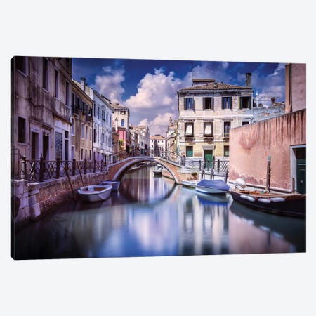 Venetian Canal, Venice, Italy II Canvas Print #TRK2589} by Evgeny Kuklev Canvas Art Print