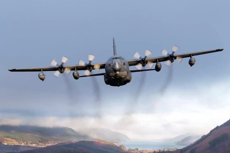 MC-130P Combat Shadow Over Scotland by Gert Kromhout wall art