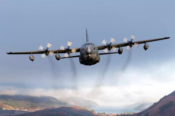 Airplanes: MC-130P Combat Shadow Over Scotland by Gert Kromhout