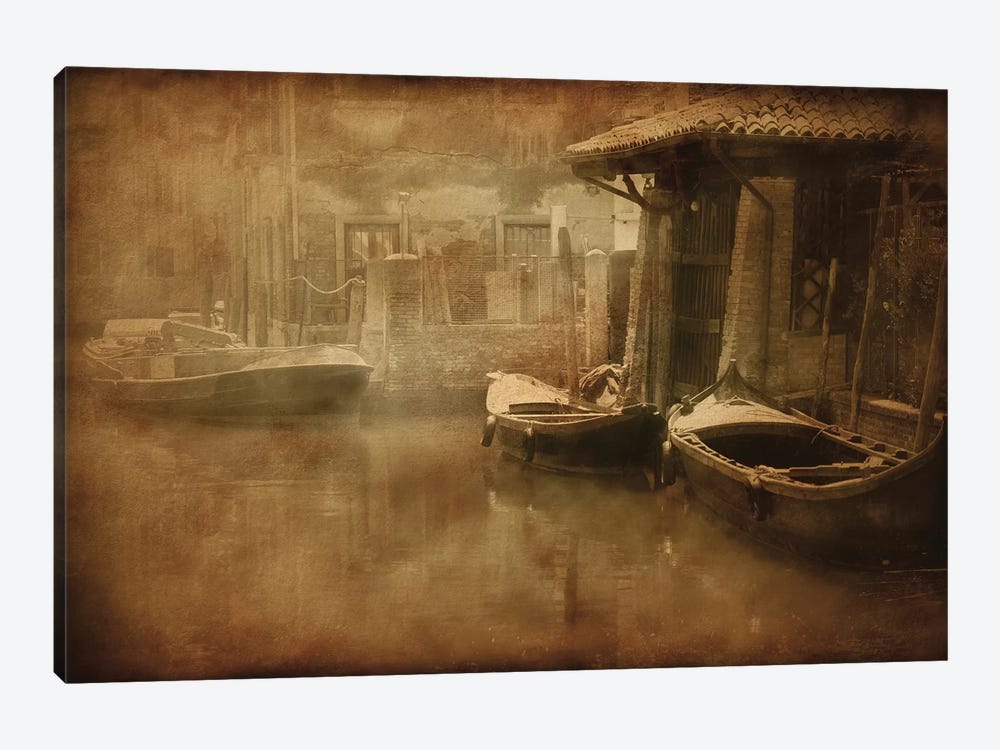 Vintage Photo Of Venetian Canal, Venice, Italy I by Evgeny Kuklev 1-piece Canvas Artwork