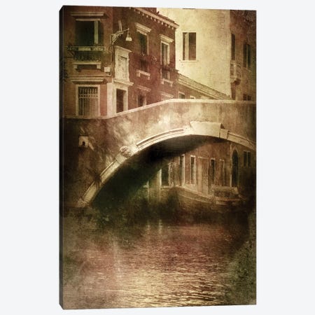Vintage Shot Of Venetian Canal, Venice, Italy II Canvas Print #TRK2605} by Evgeny Kuklev Canvas Art Print