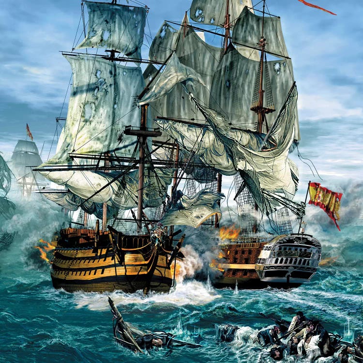 Naval Warfare Was Dominated By Sailing Ships From The 16Th To The Mid 19Th Century