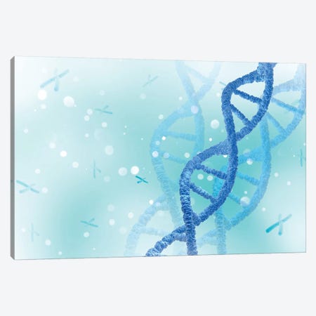 Conceptual Image Of DNA III Canvas Print #TRK2741} by Stocktrek Images Canvas Art Print
