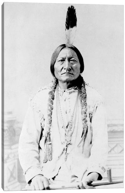 Sitting Bull, A Hunkpapa Lakota Tribal Chief Canvas Art Print - North American Culture