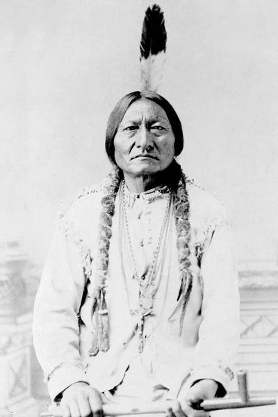Global Identities: Sitting Bull, A Hunkpapa Lakota Tribal Chief by Stocktrek Images