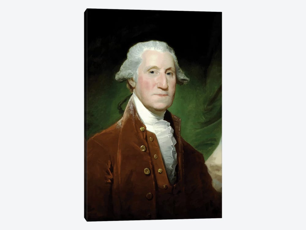 Restored Vector Painting Of George Washington by Stocktrek Images 1-piece Art Print