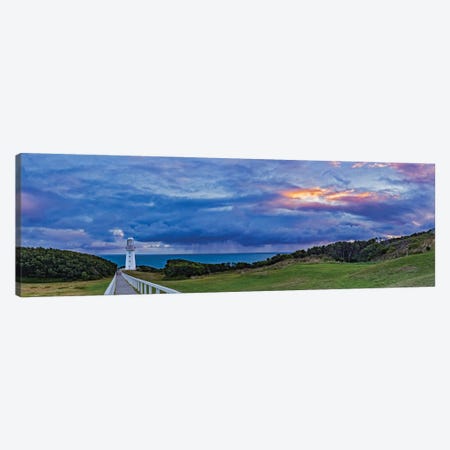 A Cloudy Sunset At Cape Otway Lighthouse On The Great Ocean Road, Victoria, Australia Canvas Print #TRK2880} by Alan Dyer Canvas Artwork