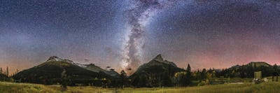 Autumn Milky Way Red Rock Canyon, Canada. by Alan Dyer multi panel art