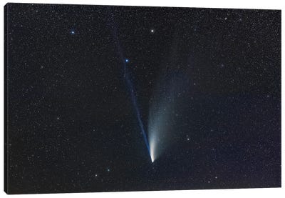 Comet Neowise Below The Big Dipper. Canvas Art Print