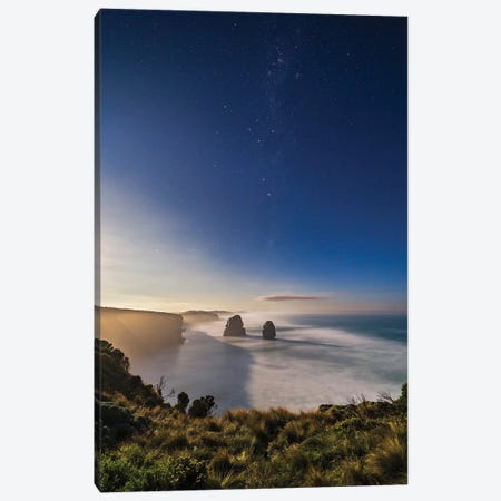 Crux And Pointers Over Twelve Apostles Sea Stack Formation, Victoria, Australia. Canvas Print #TRK2992} by Alan Dyer Canvas Art