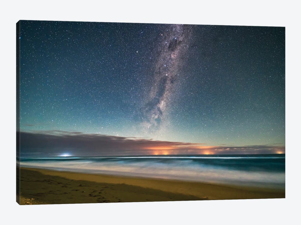 Milky Way Above The Tasman Sea, Victoria, Australia. by Alan Dyer 1-piece Canvas Art