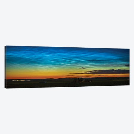 Noctilucent Clouds From Southern Alberta, Canada. Canvas Print #TRK3059} by Alan Dyer Canvas Wall Art