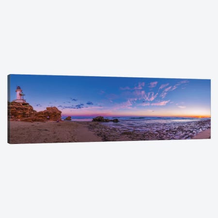 Sunset At Point Lonsdale Lighthouse Near Queenscliff, Victoria, Australia. Canvas Print #TRK3139} by Alan Dyer Art Print