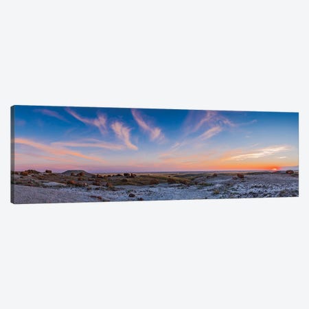 Sunset From Red Rock Coulee Natural Area In Southeast Alberta, Canada. Canvas Print #TRK3140} by Alan Dyer Canvas Artwork