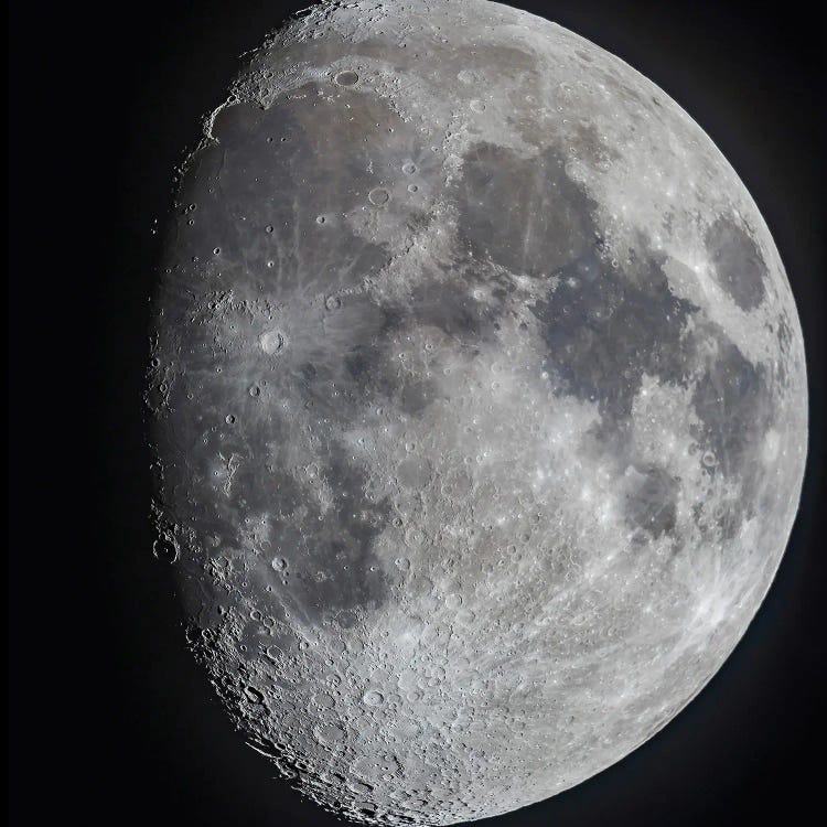 The 10 Day Old Gibbous Moon.