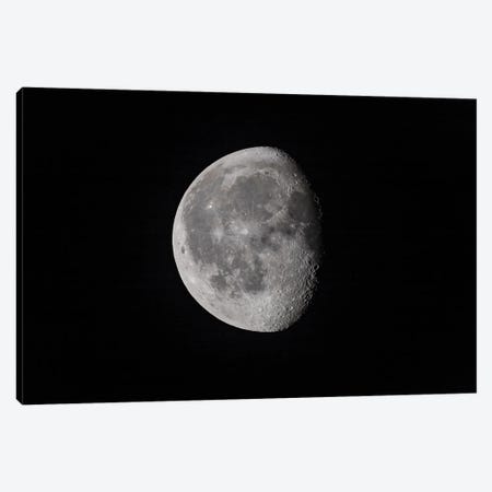 The 18-Day-Old Waning Gibbous Moon. Canvas Print #TRK3149} by Alan Dyer Canvas Artwork