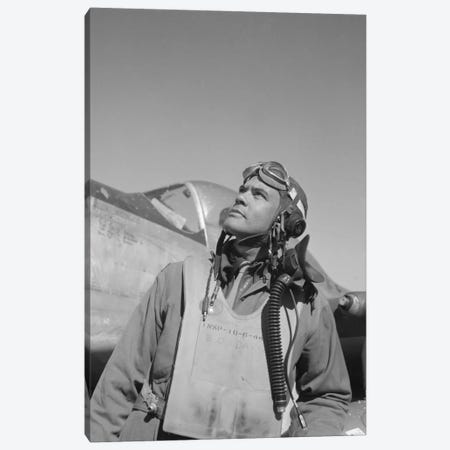 Benjamin Oliver Davis Jr., Commander Of The Tuskegee Airmen Canvas Print #TRK317} by Stocktrek Images Canvas Artwork