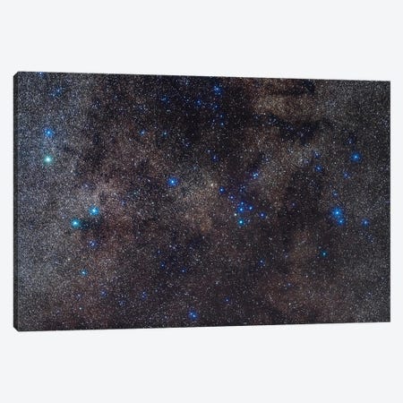 The Coathanger Star Cluster And Asterism In The Milky Way In Southern Cygnus. Canvas Print #TRK3185} by Alan Dyer Art Print