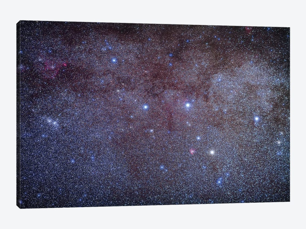 The Constellation Of Cassiopeia The Queen With Several Visible Star Clusters. by Alan Dyer 1-piece Canvas Art