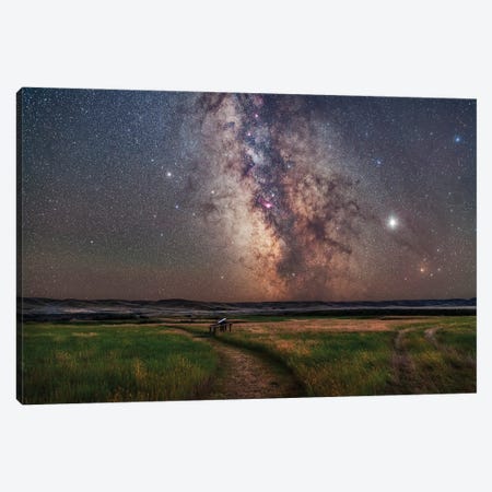 The Galactic Centre Of The Milky Way At Grasslands National Park, Canada. Canvas Print #TRK3202} by Alan Dyer Art Print