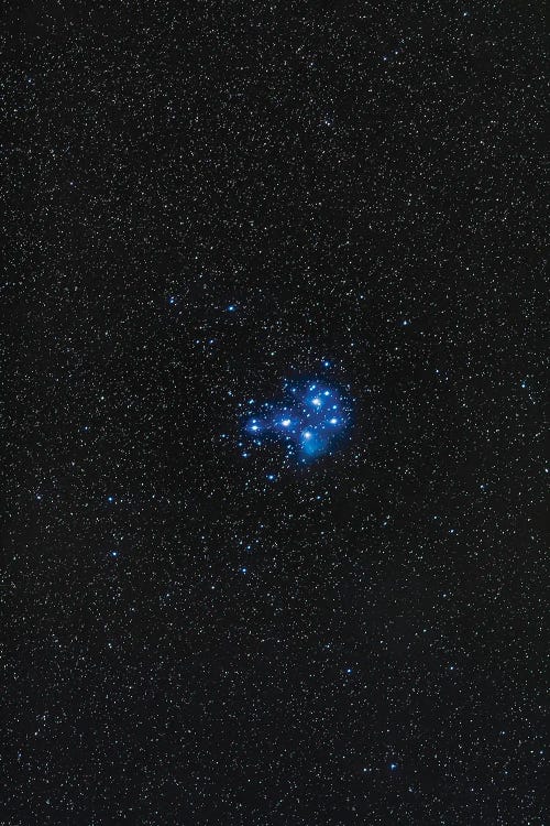 The Pleiades Star Cluster.