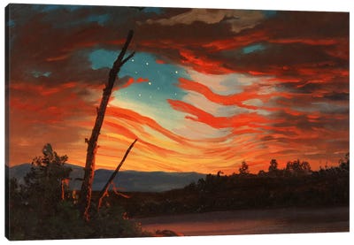 Patriotic And Symbolic Painting After The Attack On Fort Sumter Canvas Art Print - Stocktrek Images -  Education Collection