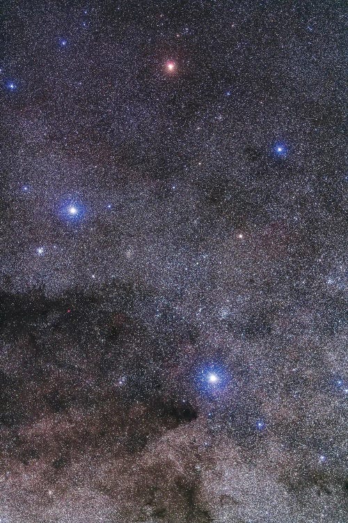 The Southern Cross Framed With A 200Mm Telephoto Lens.