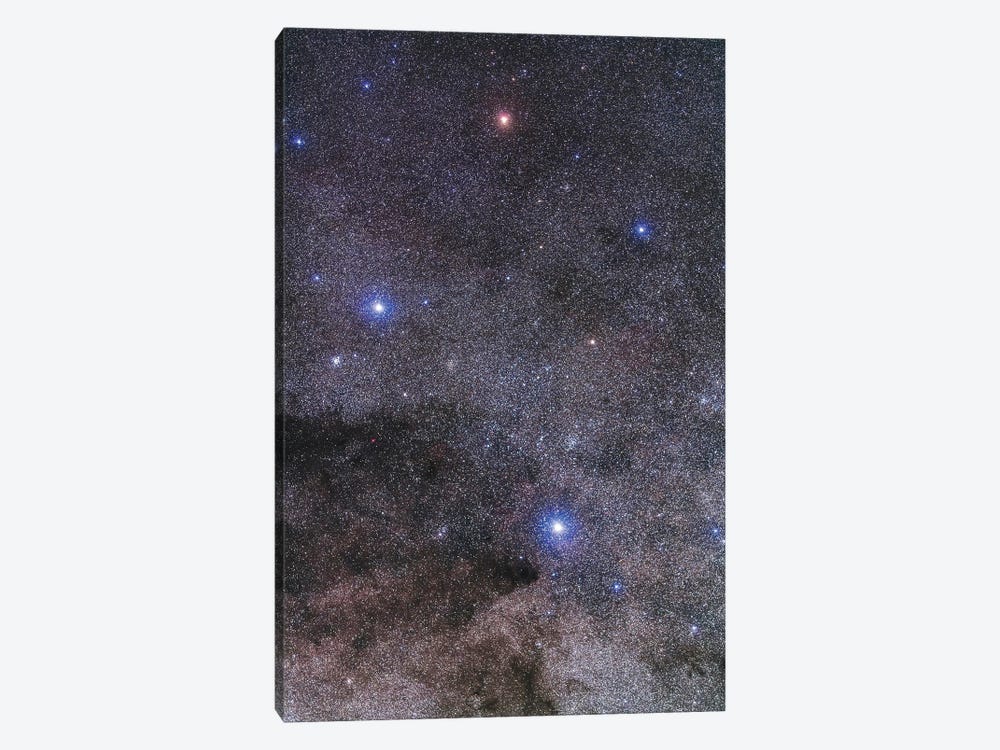 The Southern Cross Framed With A 200Mm Telephoto Lens. by Alan Dyer 1-piece Canvas Art Print