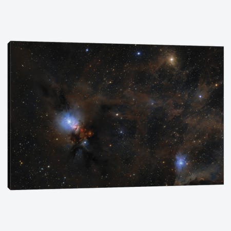 Dusty Nebulae And Clouds Of Stardust Drift Through This Deep Skyscape Of The Perseus Molecular Cloud Canvas Print #TRK3370} by Lorand Fenyes Art Print