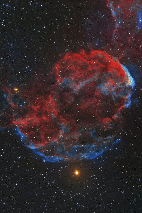 IC 443 Supernova Remnant, Known As The Jellyfish Nebula