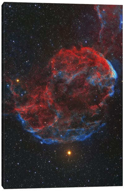 IC 443 Supernova Remnant, Known As The Jellyfish Nebula Canvas Art Print