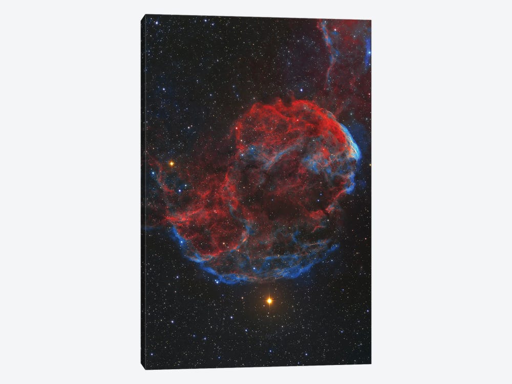IC 443 Supernova Remnant, Known As The Jellyfish Nebula by Lorand Fenyes 1-piece Canvas Art Print