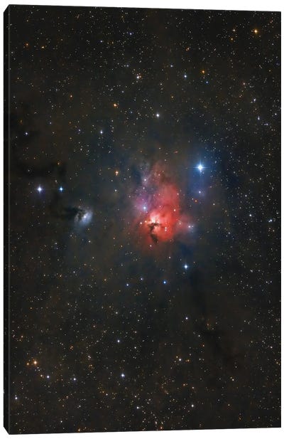 Reflection Nebula Known As NGC 1579, The Northern Trifid Canvas Art Print