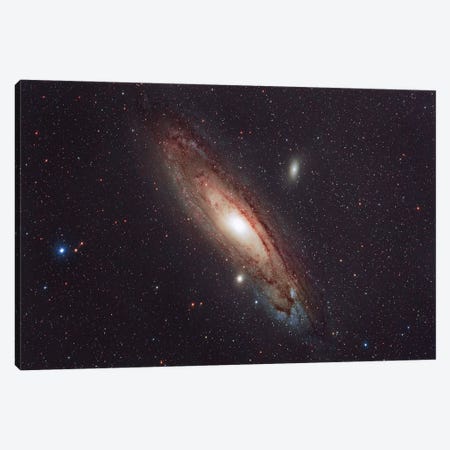 Messier 31, The Andromeda Galaxy Canvas Print #TRK3402} by Reinhold Wittich Art Print