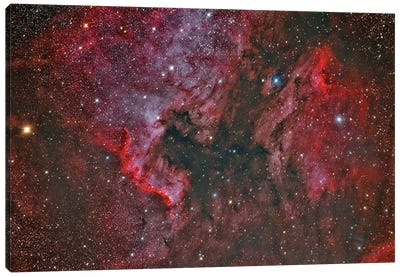 NGC 7000 (North America Nebula) And IC 5070 (Pelican Nebula) Canvas Art Print