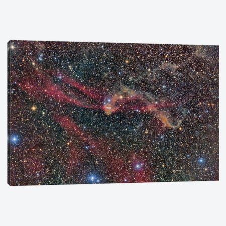 SH2-126 Nebula In Lacerta Canvas Print #TRK3411} by Reinhold Wittich Canvas Artwork