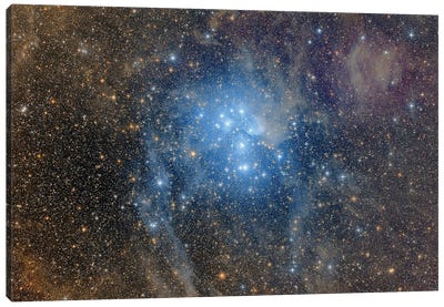 A Wide-Field View Over The Pleiades Canvas Art Print