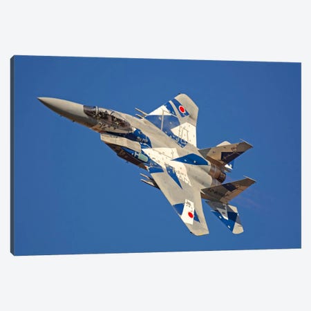 F-15DJ Eagle Of The Japan Air Self Defense Force's Hiko Kyodatai Aggressor Squadron I Canvas Print #TRK390} by Phil Wallick Canvas Art Print