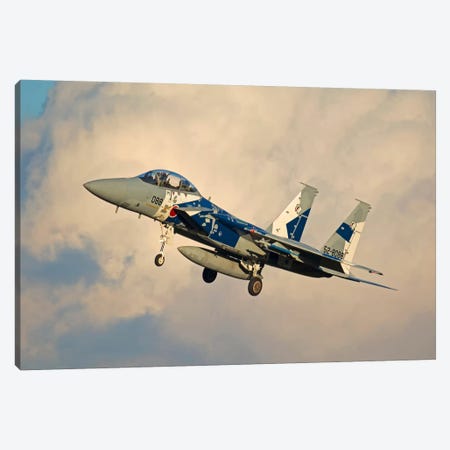 F-15DJ Eagle Of The Japan Air Self Defense Force's Hiko Kyodatai Aggressor Squadron II Canvas Print #TRK391} by Phil Wallick Canvas Print