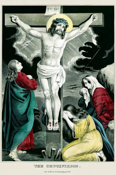 The Crucifixion Of Jesus Christ by Stocktrek Images canvas print