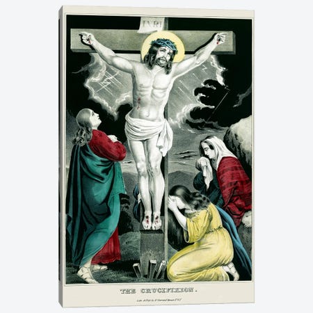 The Crucifixion Of Jesus Christ Canvas Print #TRK3945} by Stocktrek Images Canvas Art Print