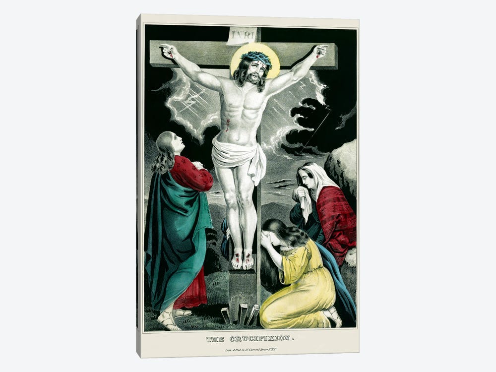The Crucifixion Of Jesus Christ by Stocktrek Images 1-piece Canvas Wall Art