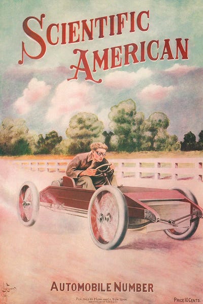 Vernon Lewis Gallery: Cover Of An Edition Of The Oldest Published Science Magazine, Scientific American by Vernon Lewis Gallery