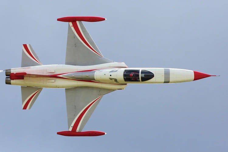 A F-5 Freedom Fighter/Tiger II Jet Fighter Of The Turkish Stars In Flight