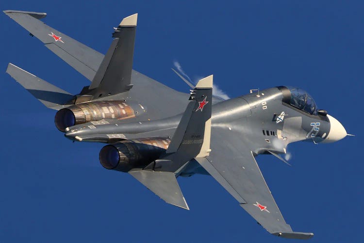 A Su-30Sm Jet Fighter Of The Russian Air Force